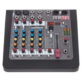 Allen & heath zed 6fx mixer analogico con effetti - mixer analogici