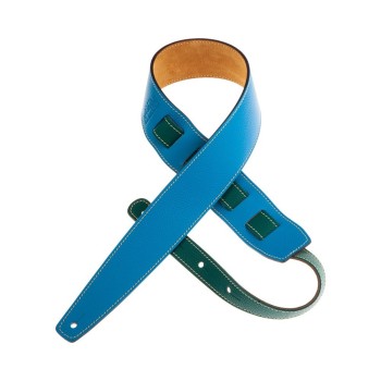 Holes HS Colors bicolore Azzurro - Avocado 6 cm - Magrabò Guitar Straps