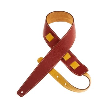 Holes HS Colors bicolore Ruggine - Zafferano 6 cm - Magrabò Guitar Straps