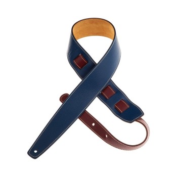 Holes HS Colors bicolore Blu - Bordeaux 6 cm - Magrabò Guitar Straps