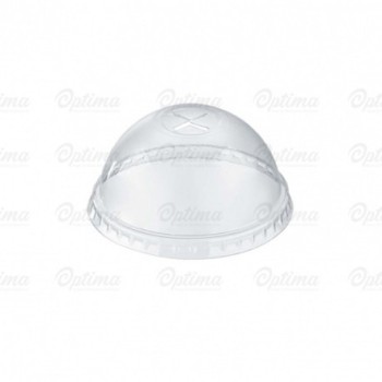 Coperchio dome con taglio a croce in Pet per bicchiere cc 575 - Bicchieri Trasparenti Cristal