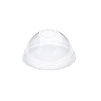 Coperchio dome con foro per bicchiere pet cc350-400  - Bicchieri Trasparenti In Pet