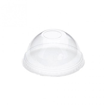 Coperchio dome con foro per bicchiere pet cc 575 - Bicchieri Trasparenti In Pet