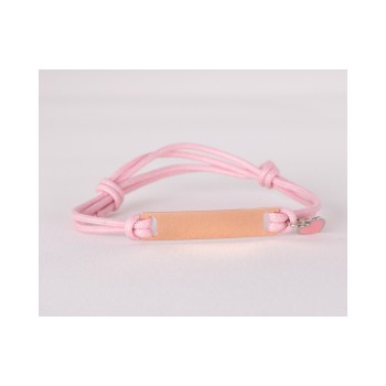 MYSANITY - Braccialetto donna rosa tag