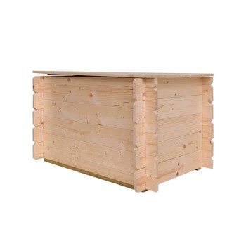 Baule Cassapanca in legno da esterno Giunone 98X60X54H Cm