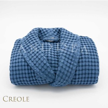 Accappatoio Creole Nido D'ape Colore Blu M