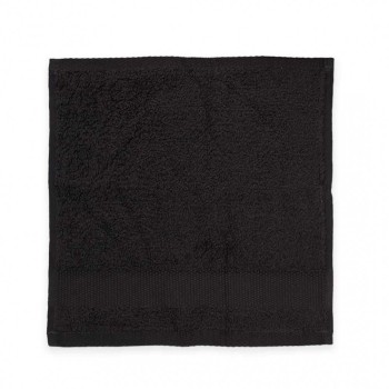 Lavetta Asciugamano 30x30 Cm Andrea Home Jsupersoft Nero