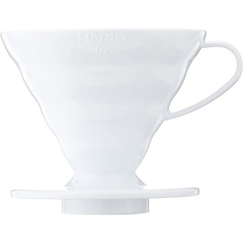 Hario - Hario V60 02 Coffee Dripper Ceramica Bianco