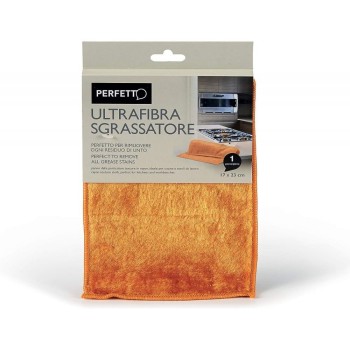 Panno Ultrafibra Sgrassatore 17x23 La Piacentina Rayon Colore Giallo