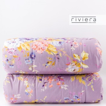 Trapunta In Velluto Letto Matrimoniale Carillo Riviera Berenice Colore Viola Nirvana