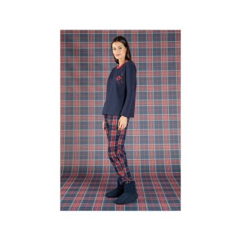 Pigiama Donna Maryplaid  Colore Navy 6m94797 S