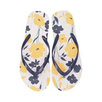 Infradito Donna Maryplaid Fiori Colore Giallo 6m98703 40/41 Oro-blue Ink