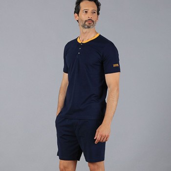 Pigiama Uomo Marina Militare 6m98756mm Colore Navy L Navy