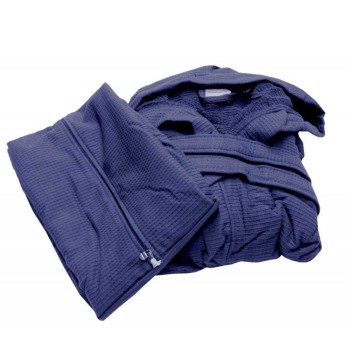 Accappatoio Con Cappuccio Borbonese Club Colore Navy S