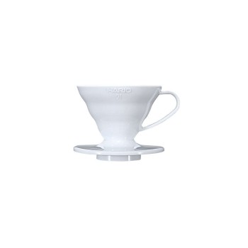 Hario - Hario Dripper V60 01 Plastica Bianco