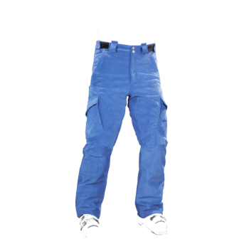 JAAM PANTALONE SCI VELLUTO CARGO azzurro L