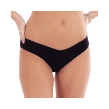 MYSANITY - Slip Gestante Incrociato Bamboo Nero XL