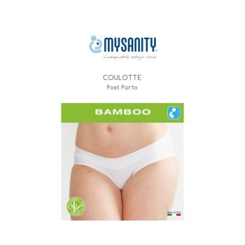 MYSANITY - Coulotte pre e post parto Bamboo Nero S