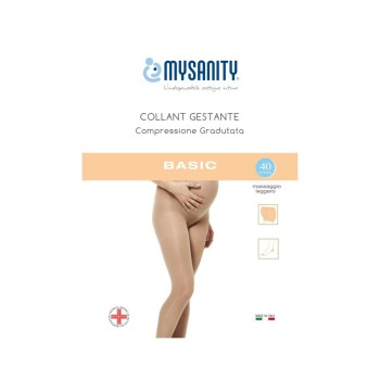 MYSANITY - Collant premaman 40 Den graduato 3 Nero