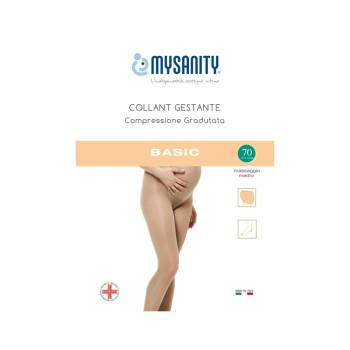 MYSANITY - Collant Premaman 70 Den graduato 2 Nero